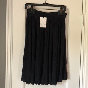 REISS pleated skirt